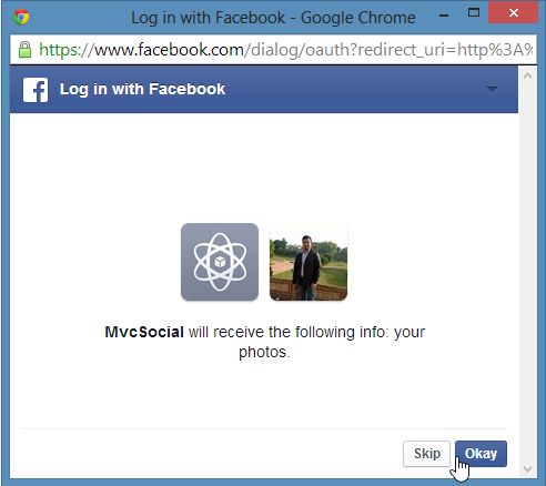 Facebook App Authentication